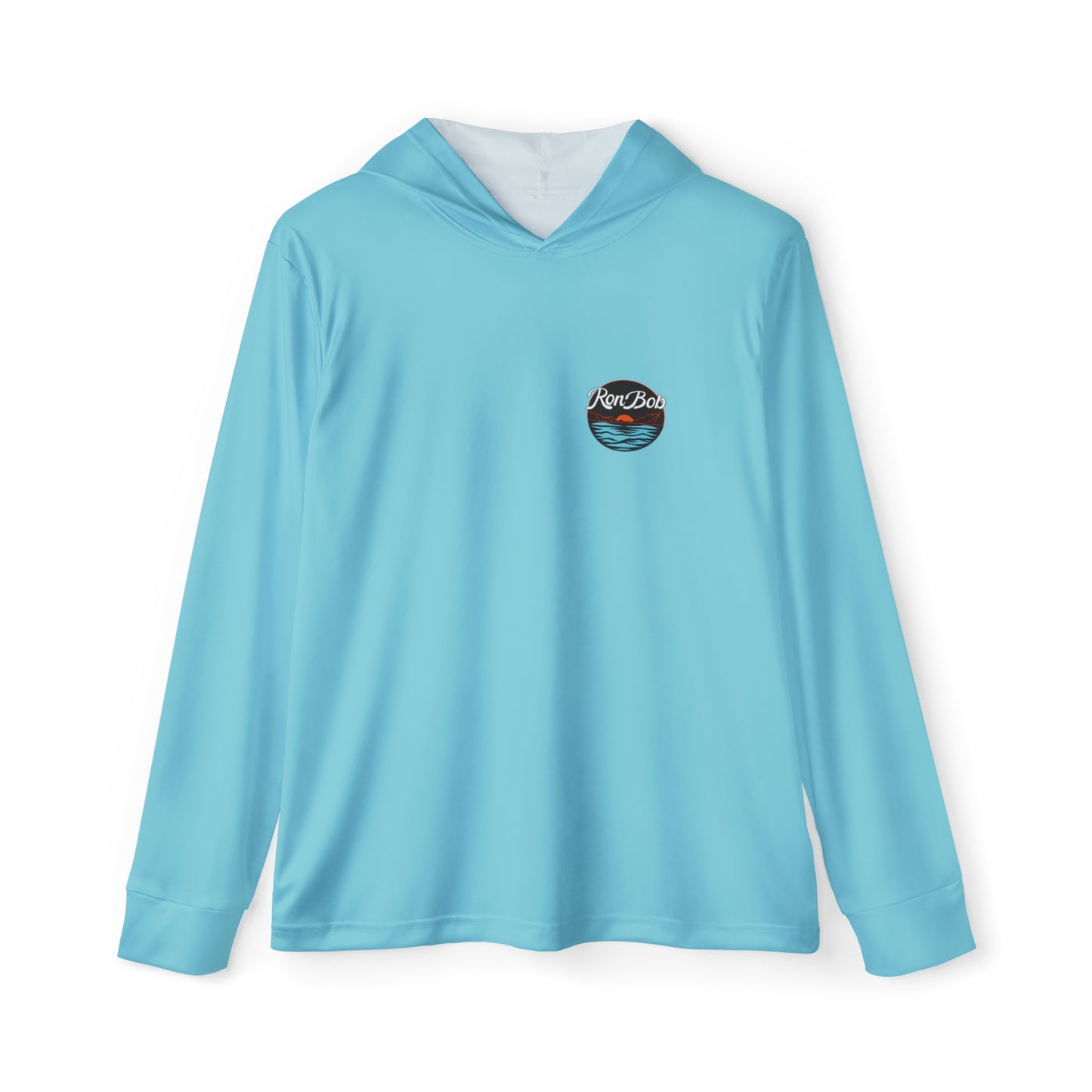 Men's Lightweight Fishing Hoodie with UPF +50 (Glacier Blue)