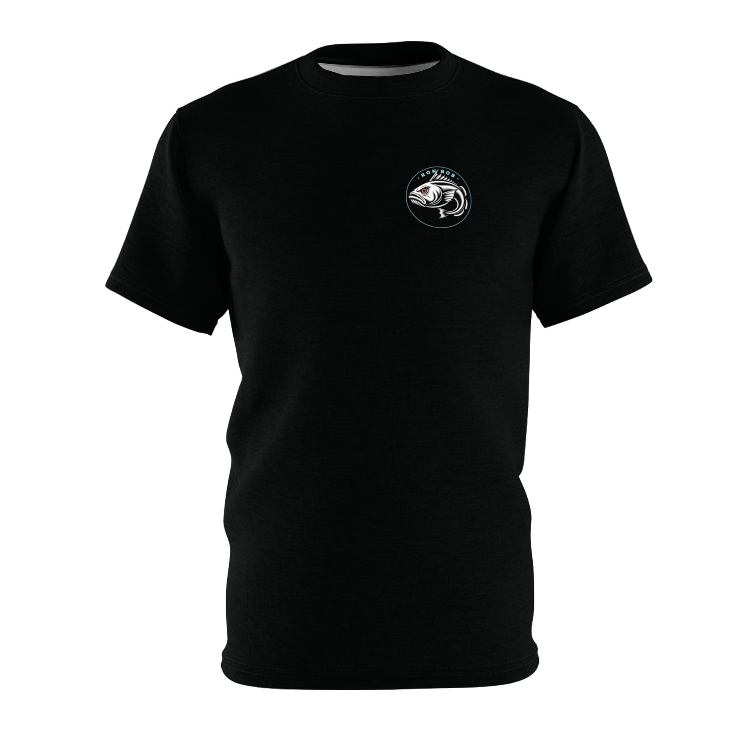 Polyester Orange Eye Lingcod T-Shirt (Black)