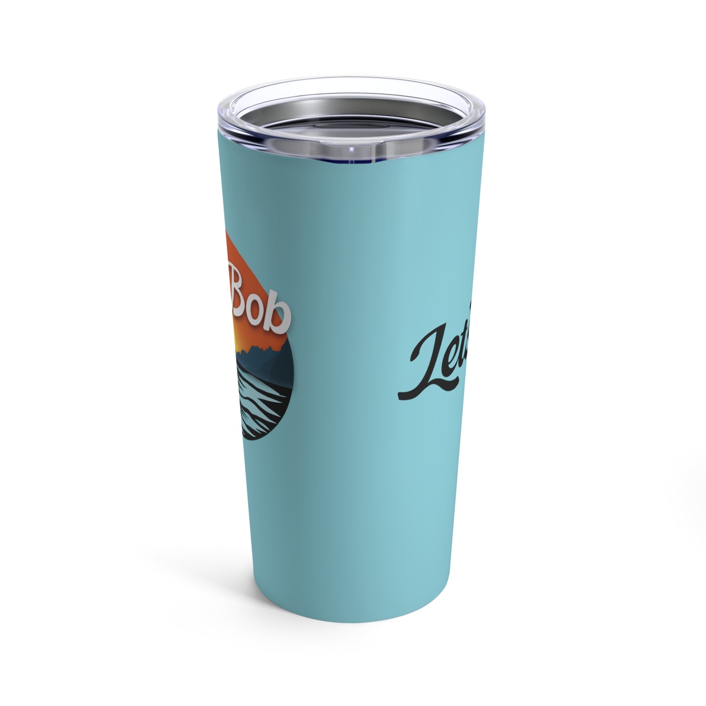Let's Fish - Tumbler in Glacier Blue
