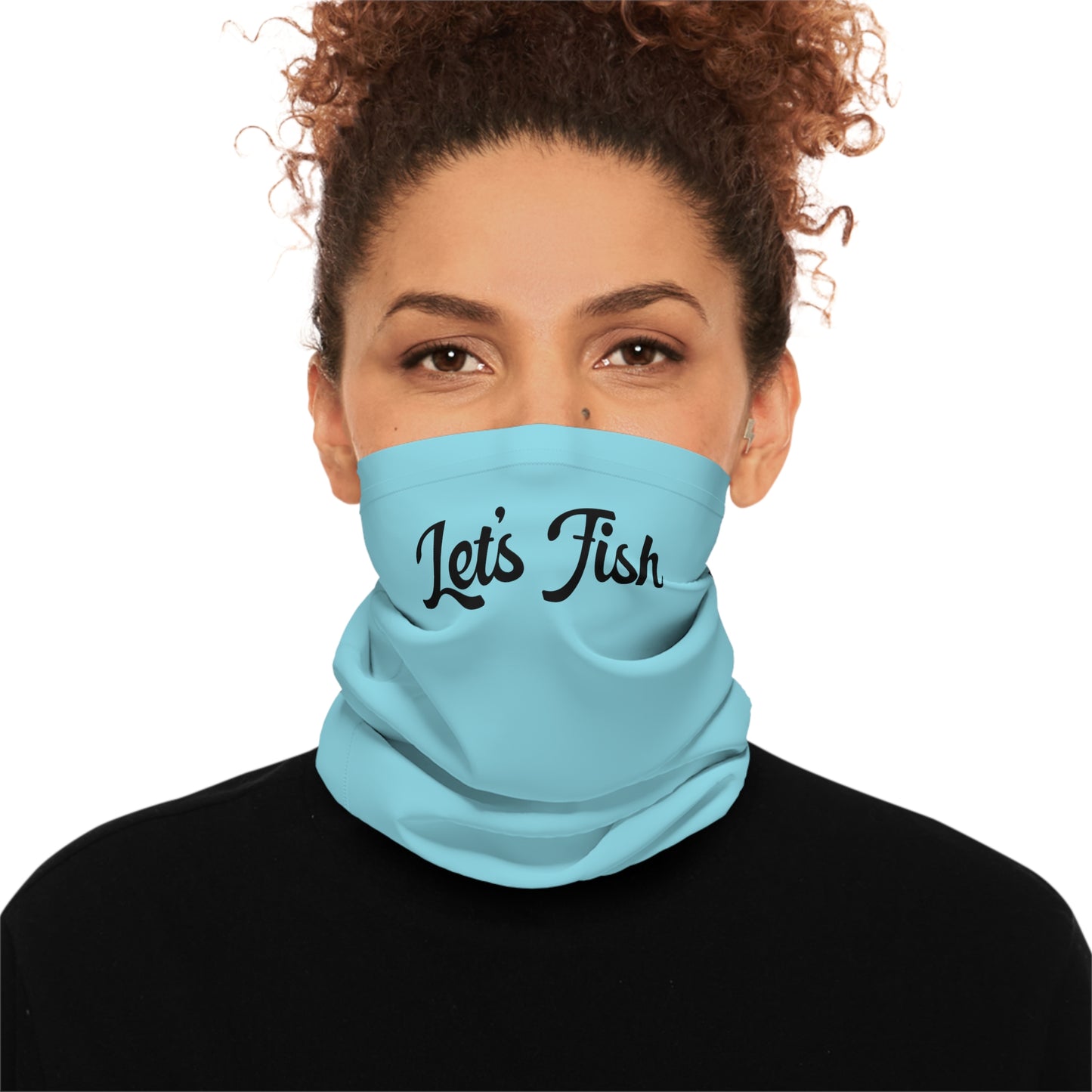 Neck Gaiter in Glacier Blue
