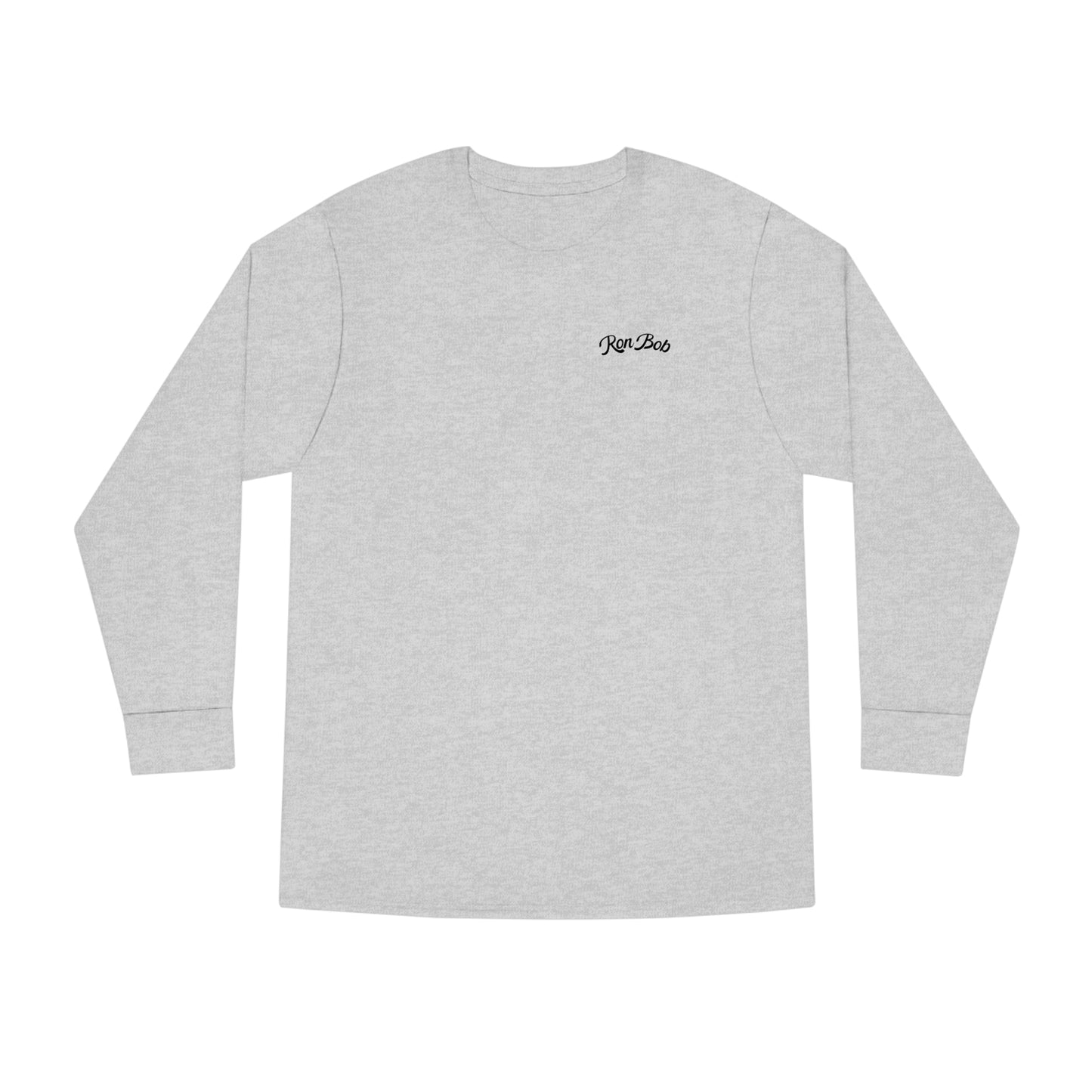 Men's Long Sleeve Crewneck Tee with 3 Color Logo (Multiple Color Options)