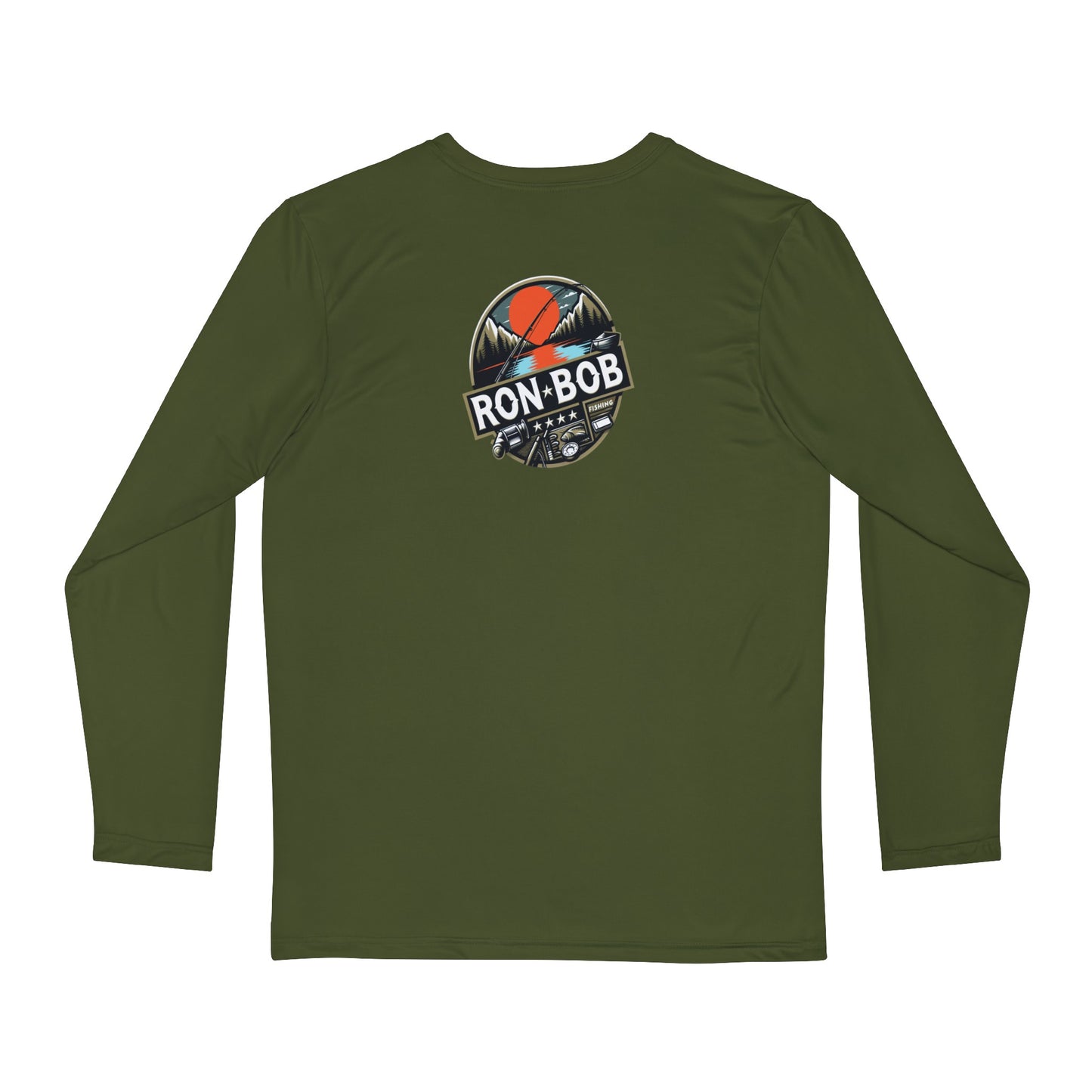 Polyester Outdoor Fishing Long Sleeve T-Shirt (Green)