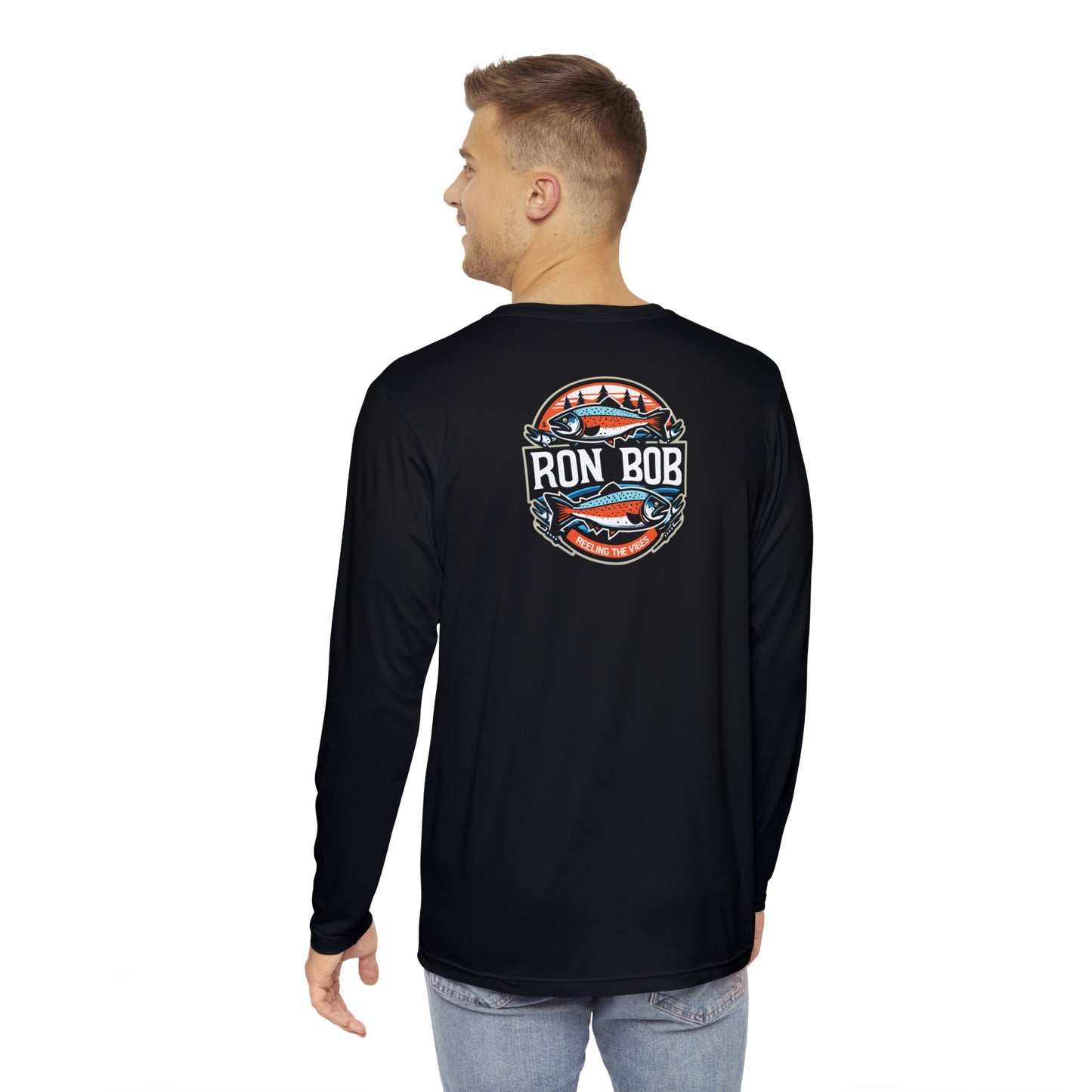 Polyester PacNW Vibe Long Sleeve T-Shirt (Black)