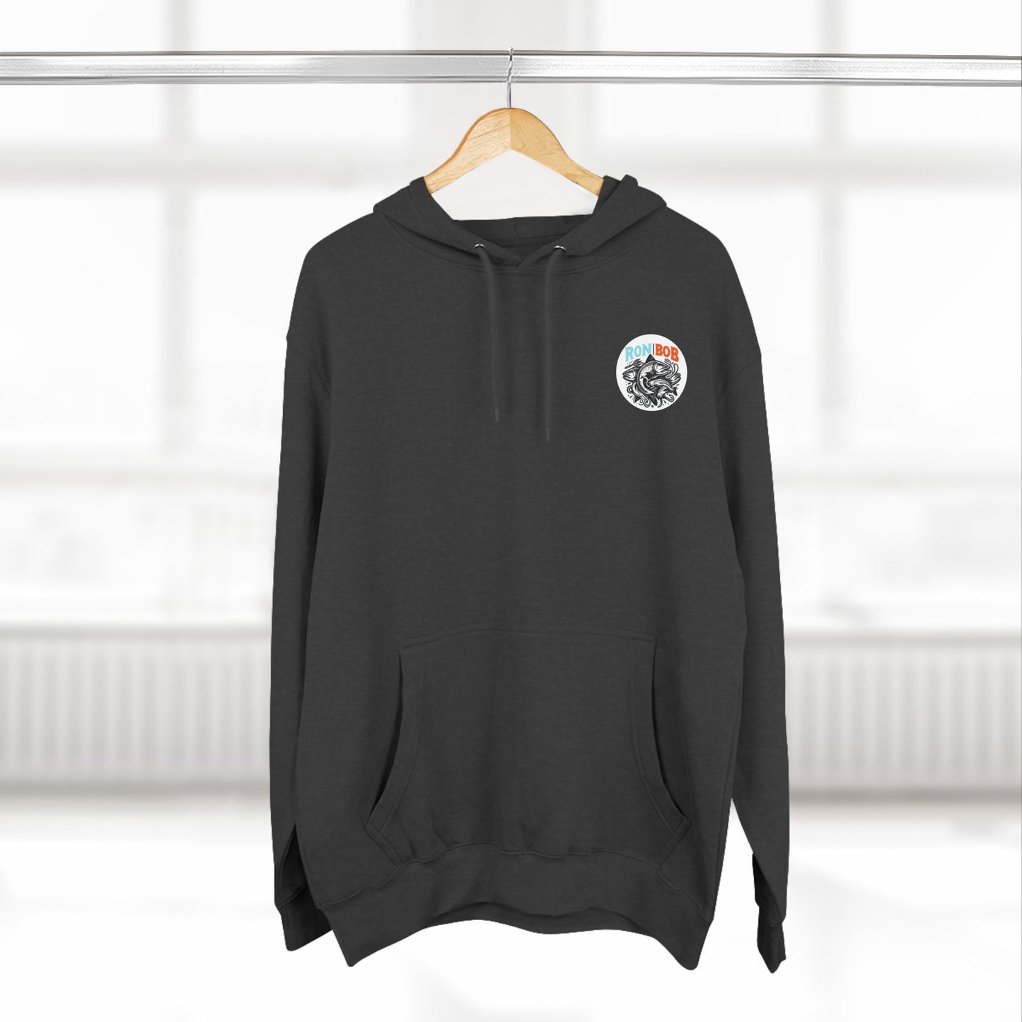 B/W Salmon Hoodie - Multiple Color Options