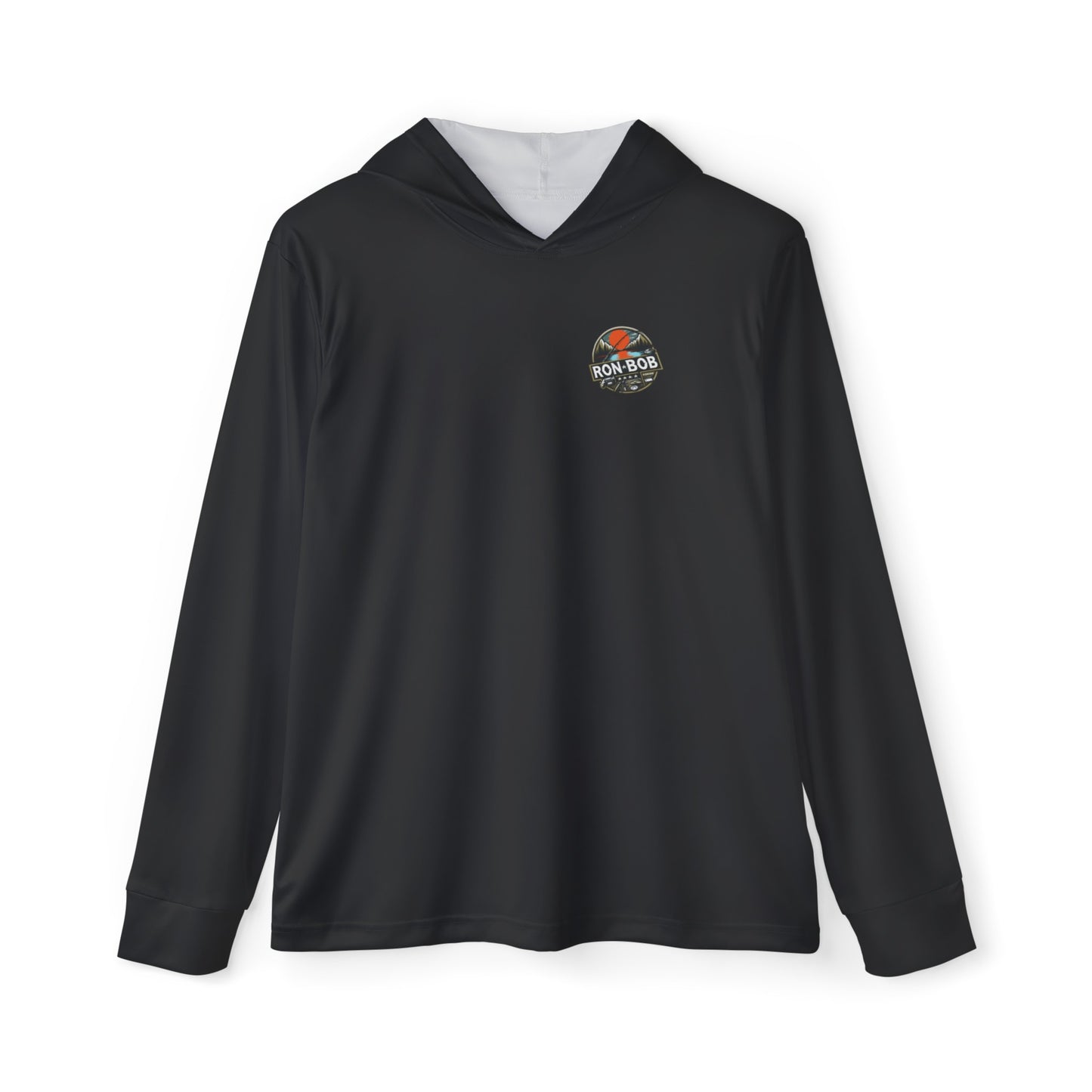 Men's Lightweight Outdoor Fishing Hoodie with UPF +50 (Black)