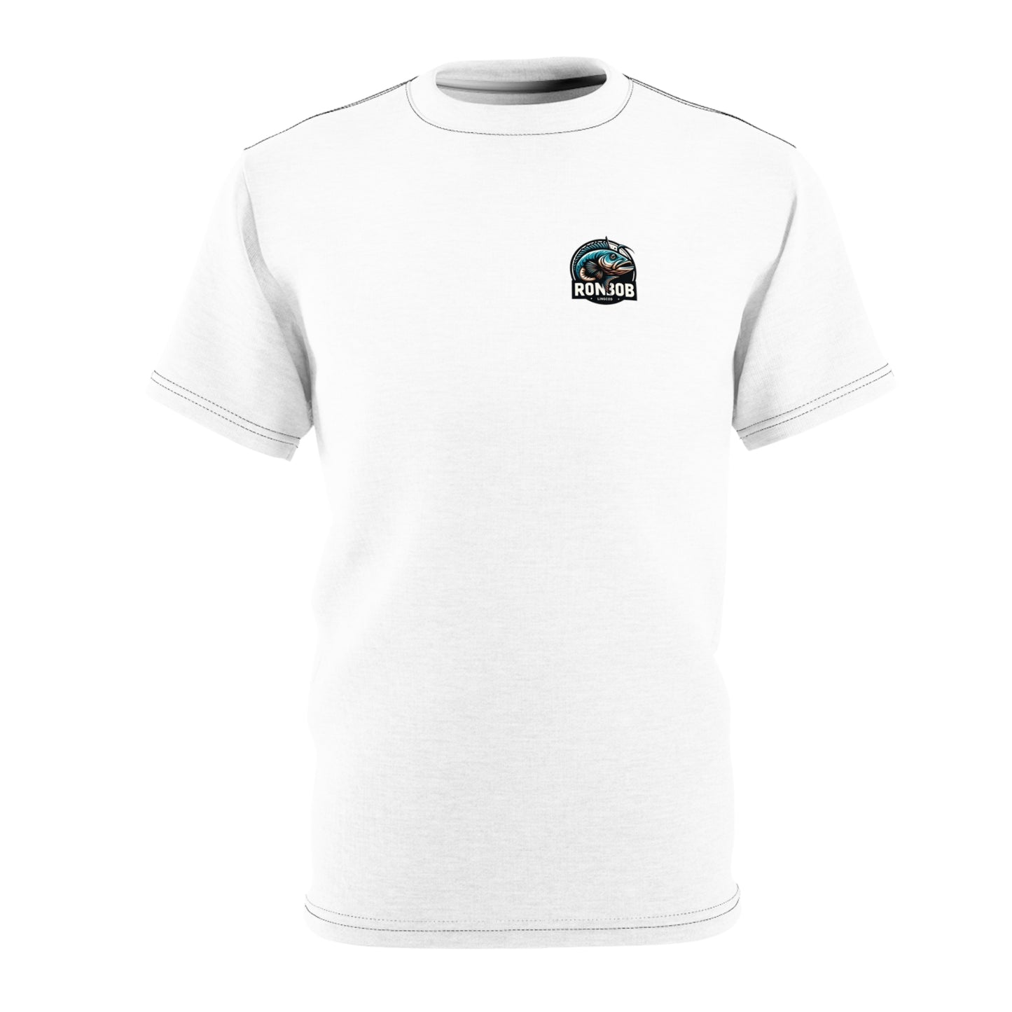 Polyester Blue Lingcod T-Shirt (White)