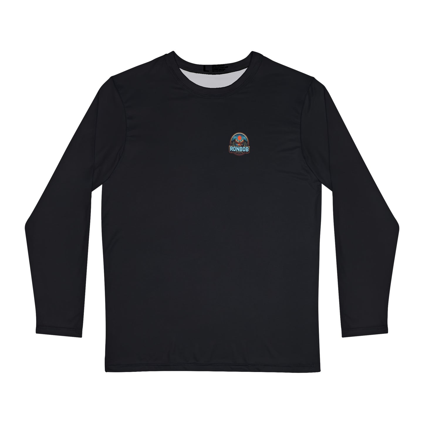 Polyester PacNW Mt. Cabin Long Sleeve T-Shirt (Black)