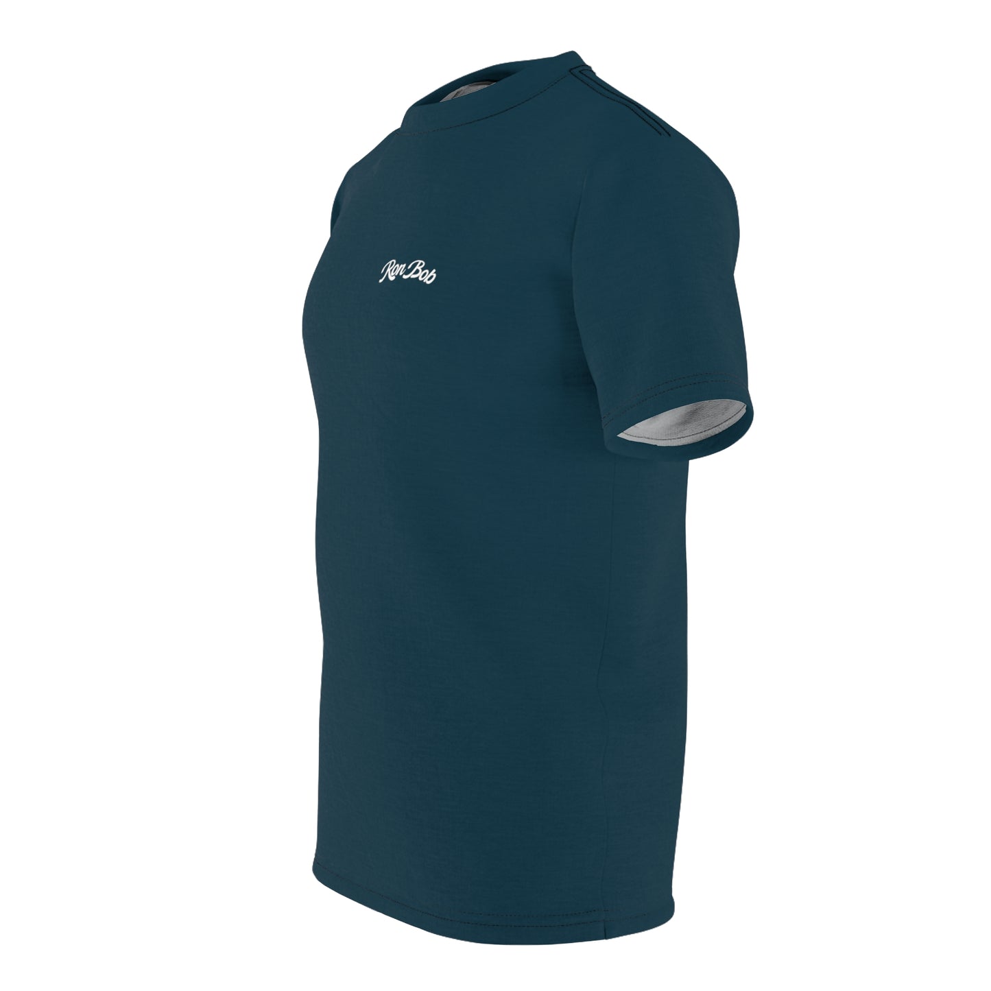 Polyester T-Shirt with 3 Color Logo (Gunmetal)