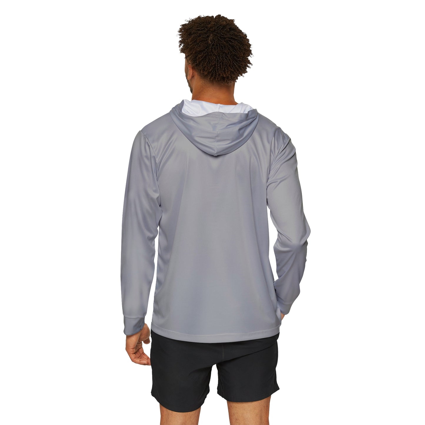 Men's Lightweight Fishing Hoodie with UPF +50 (Grey)