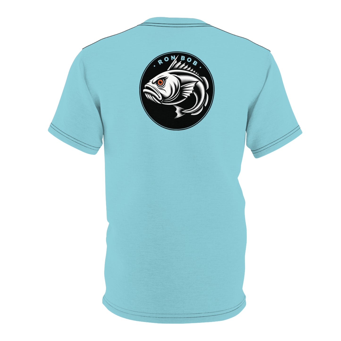 Polyester Orange Eye Lingcod T-Shirt (Glacier Blue)