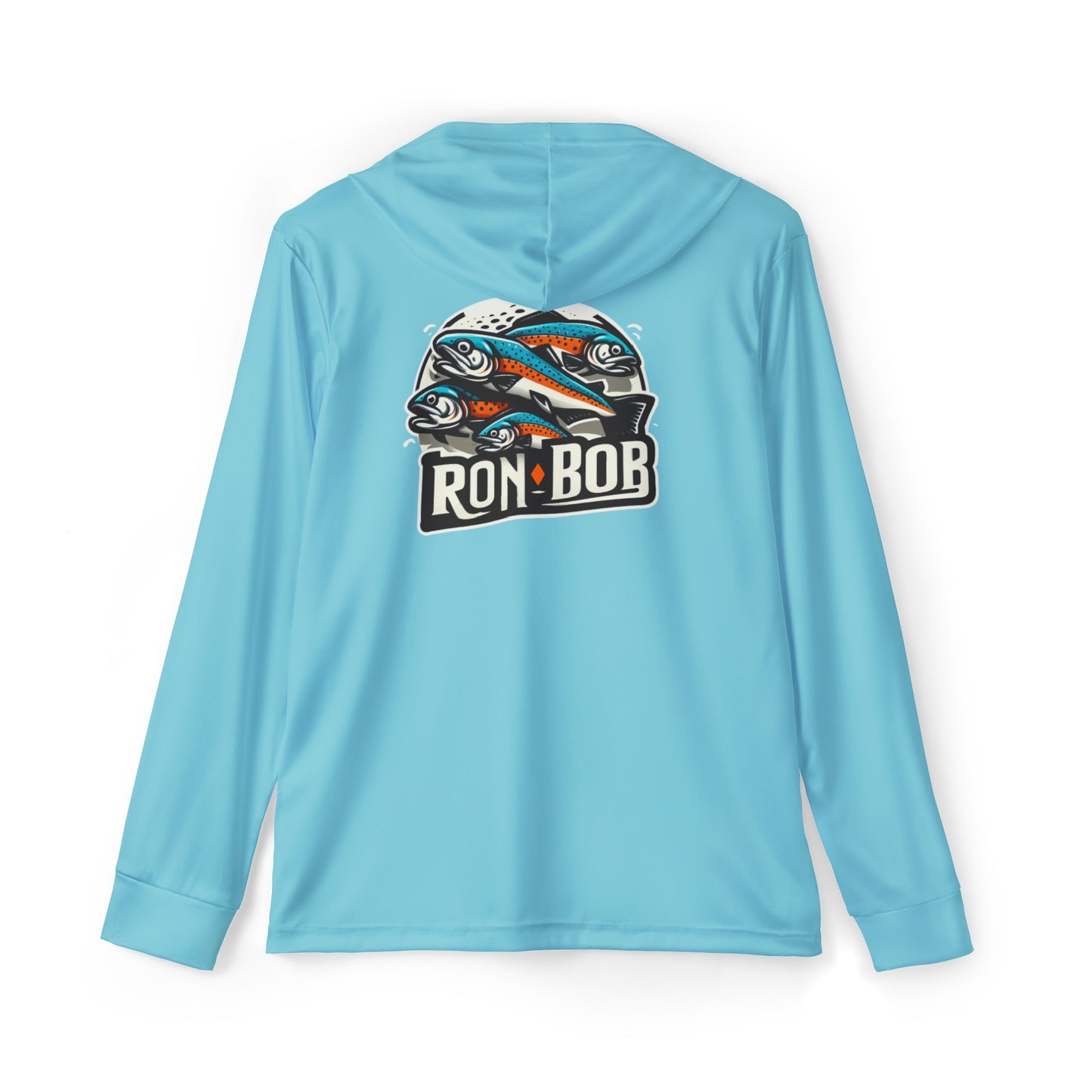 Men's Lightweight Multiple Salmon Hoodie with UPF +50 (Glacier Blue)
