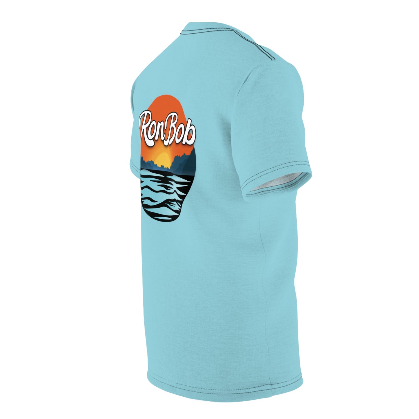 Polyester T-Shirt with Traditional Logo (Glacier Blue)