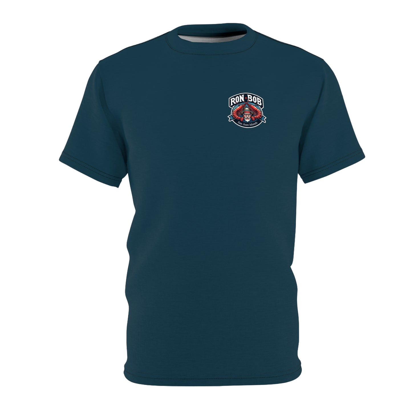 Polyester Prawn Fisherman T-Shirt (Gunmetal)