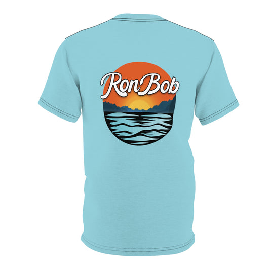Polyester T-Shirt with Traditional Logo (Glacier Blue)