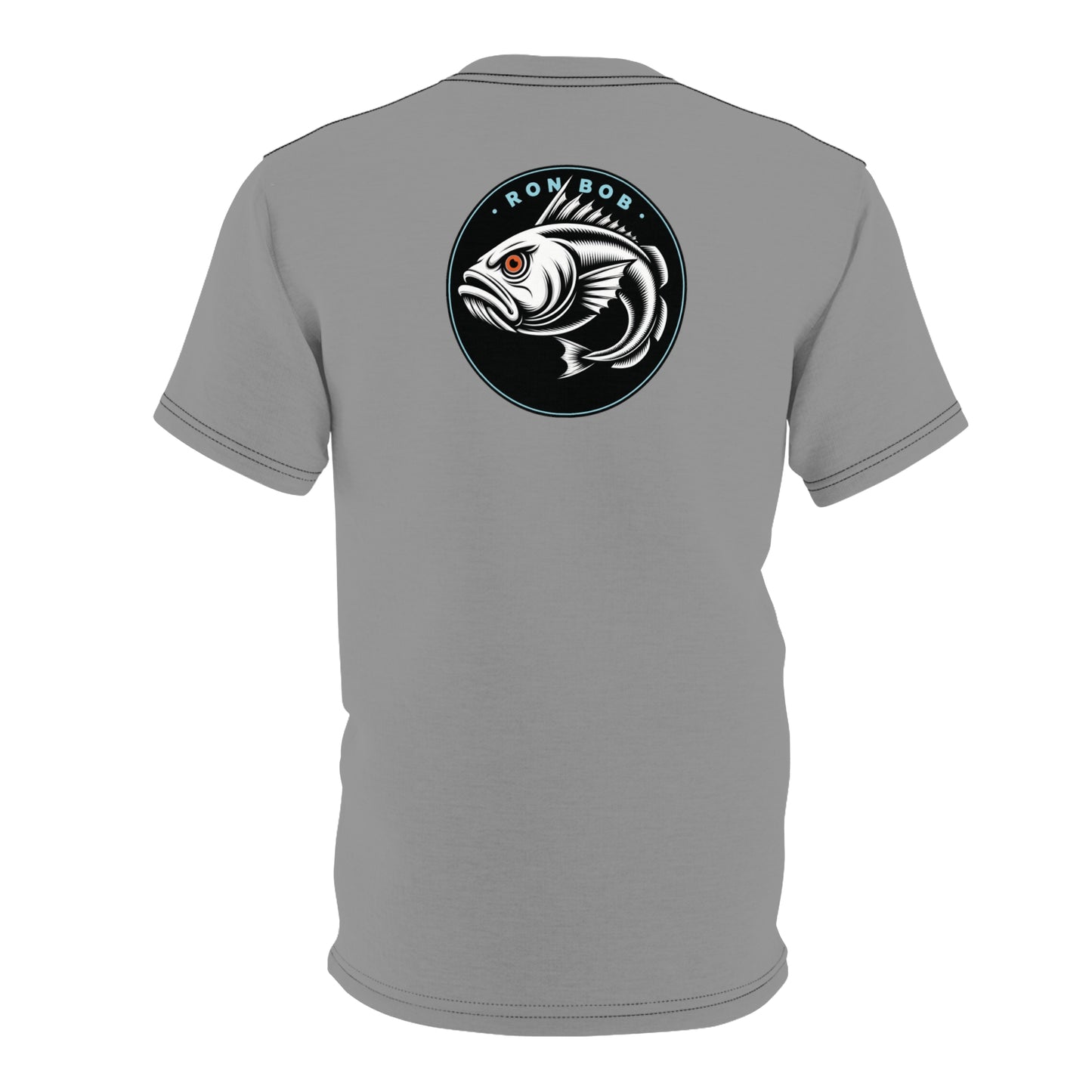 Polyester Orange Eye Lingcod T-Shirt (Grey)