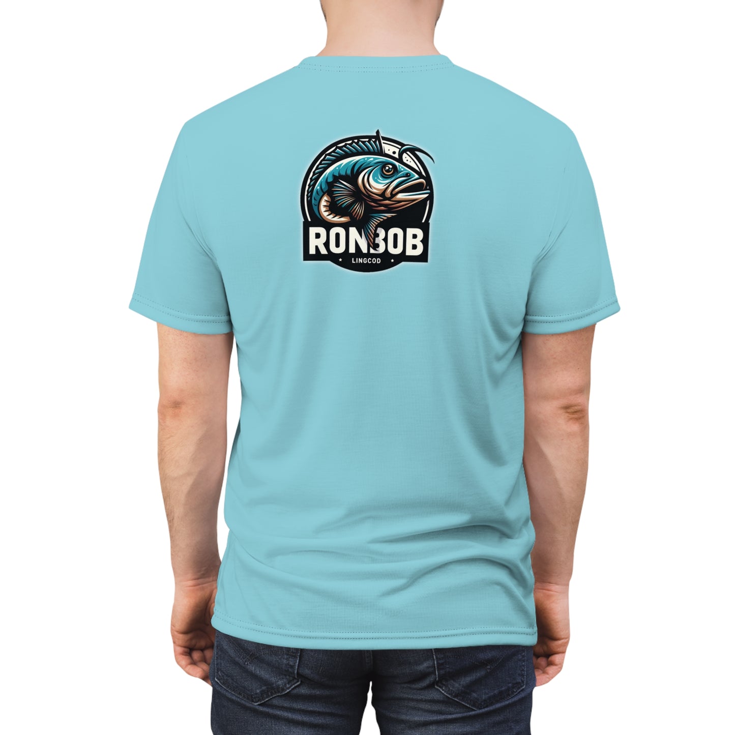 Polyester Blue Lingcod T-Shirt (Glacier Blue)