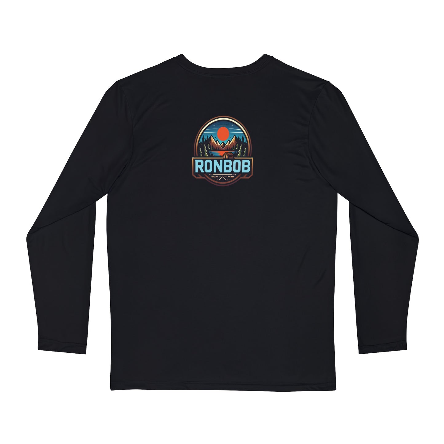 Polyester PacNW Mt. Cabin Long Sleeve T-Shirt (Black)