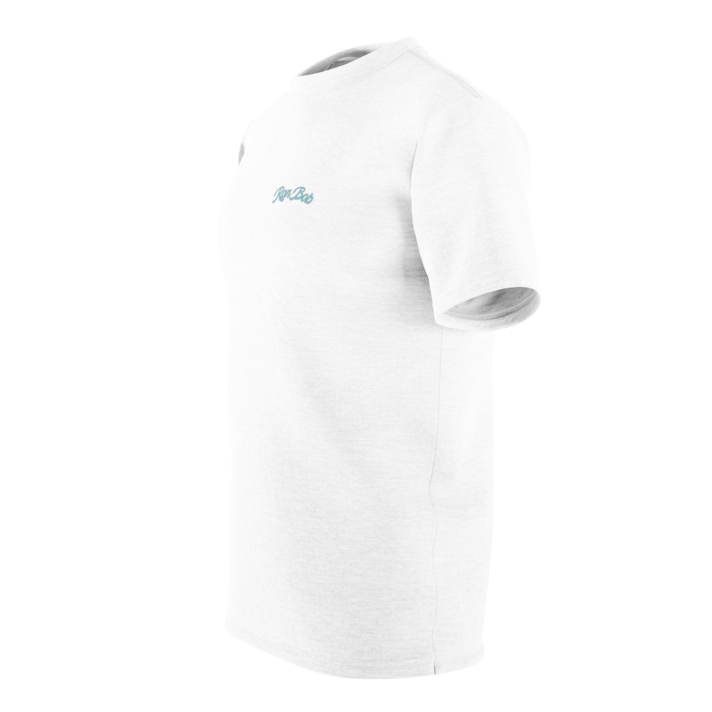 Polyester T-Shirt with Traditional Logo (White)