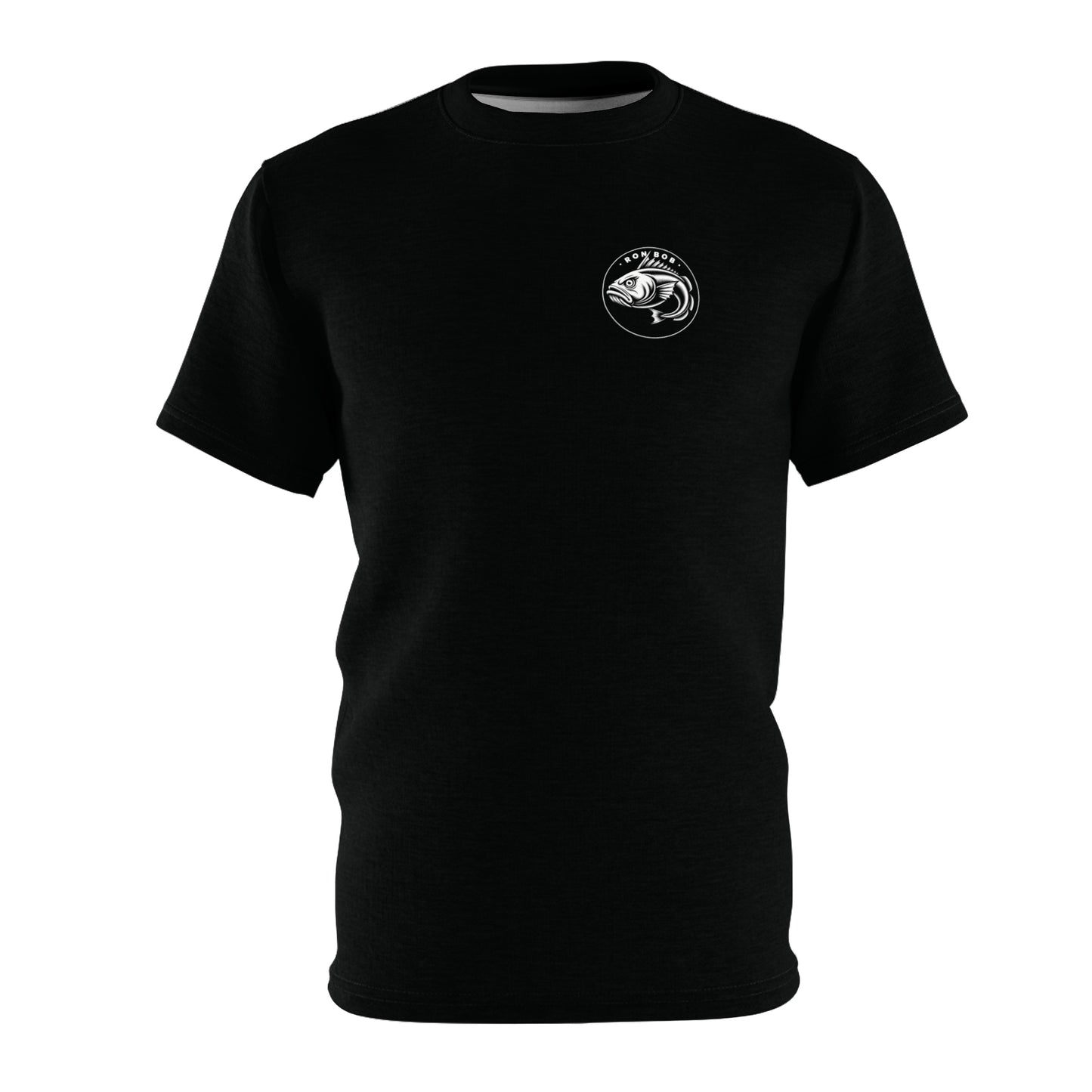 Polyester B/W Lingcod T-Shirt (Black)