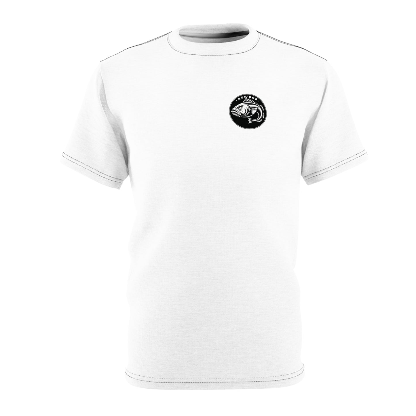 Polyester B/W Lingcod T-Shirt (White)