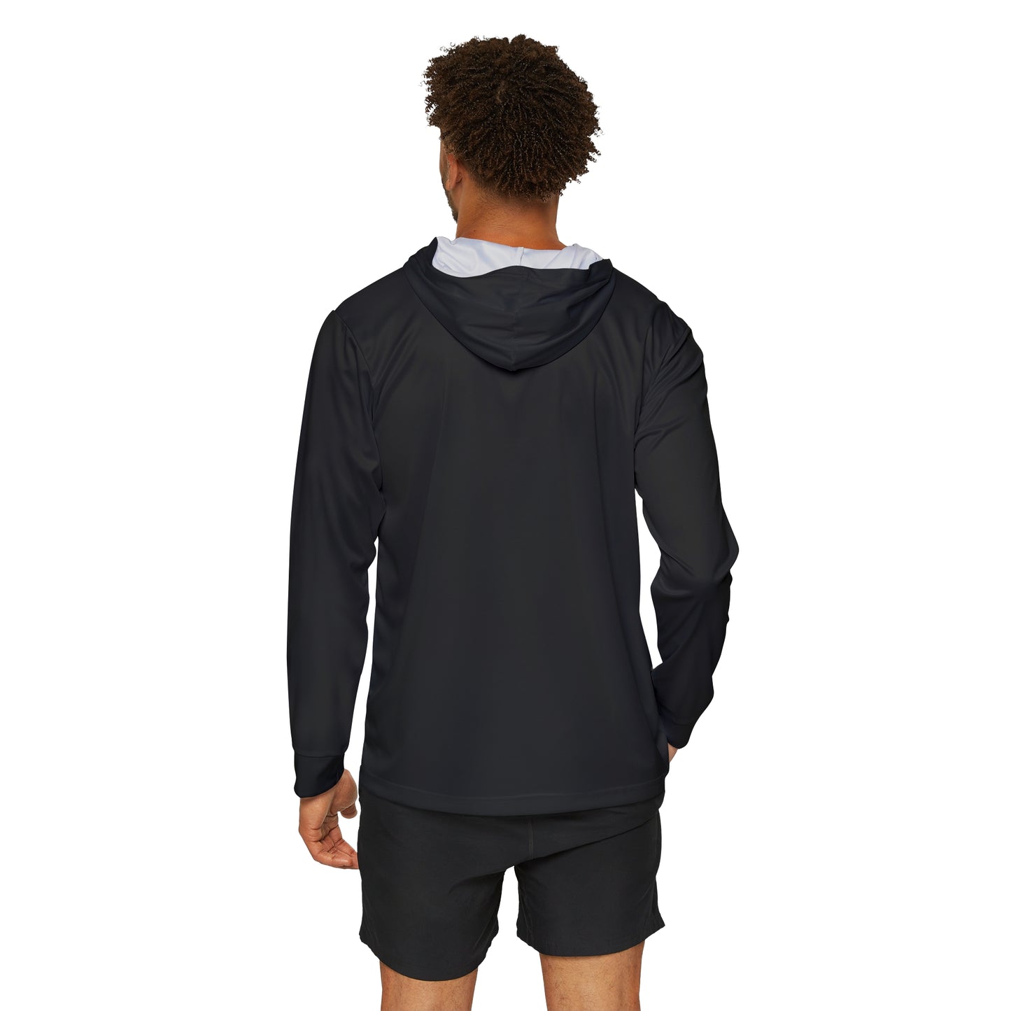 Men's Lightweight Fishing Hoodie with UPF +50 (Black)
