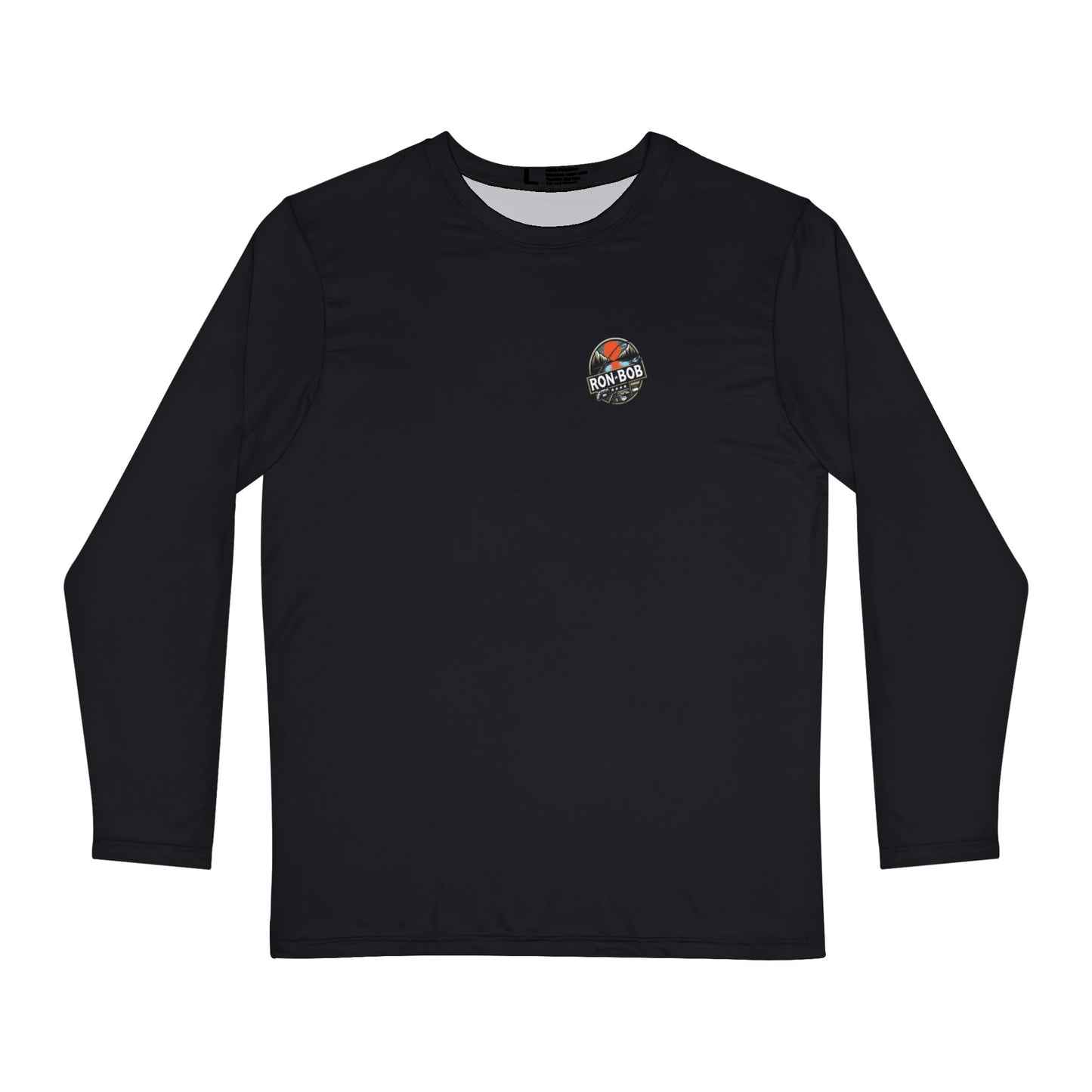 Polyester Outdoor Fishing Long Sleeve T-Shirt (Black)