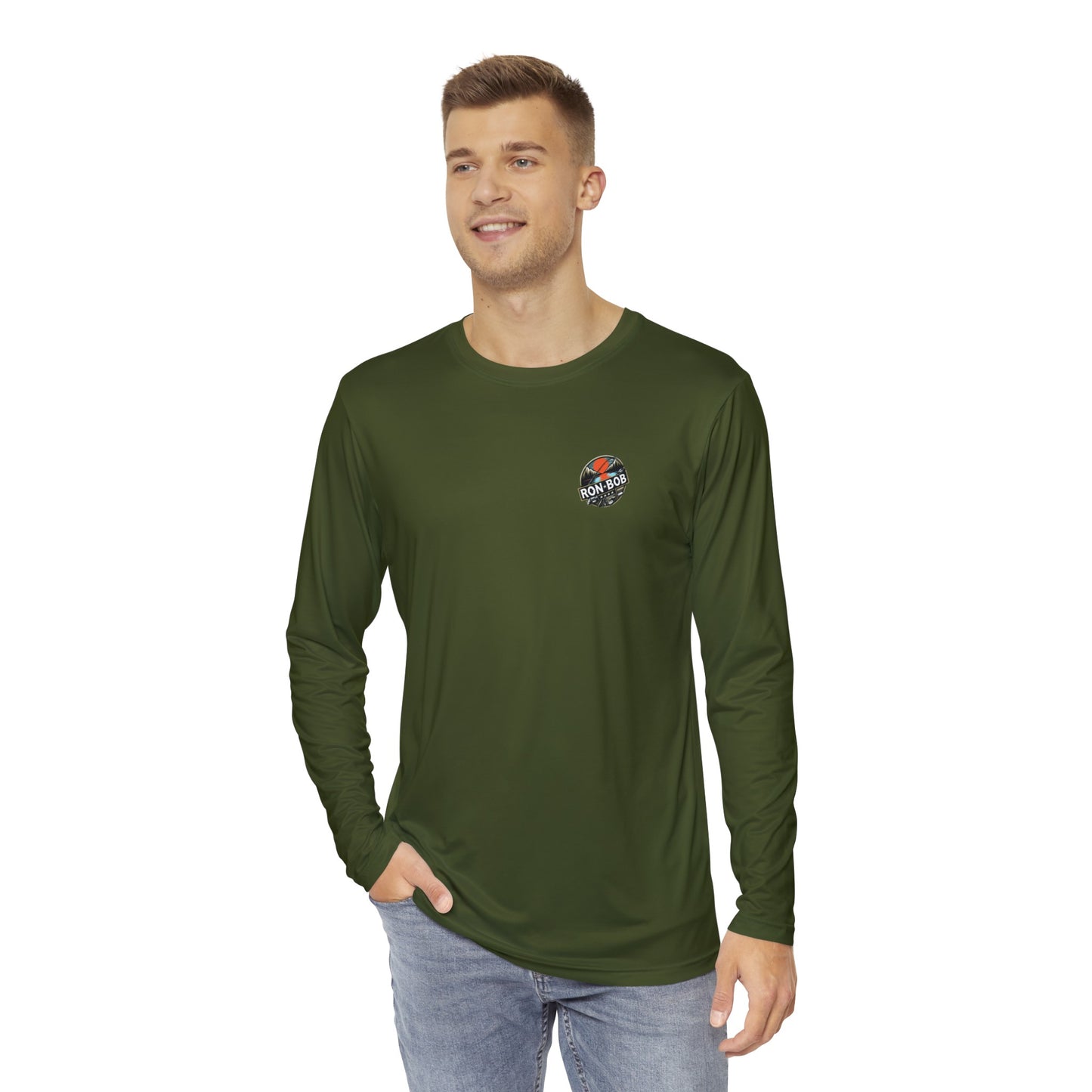 Polyester Outdoor Fishing Long Sleeve T-Shirt (Green)