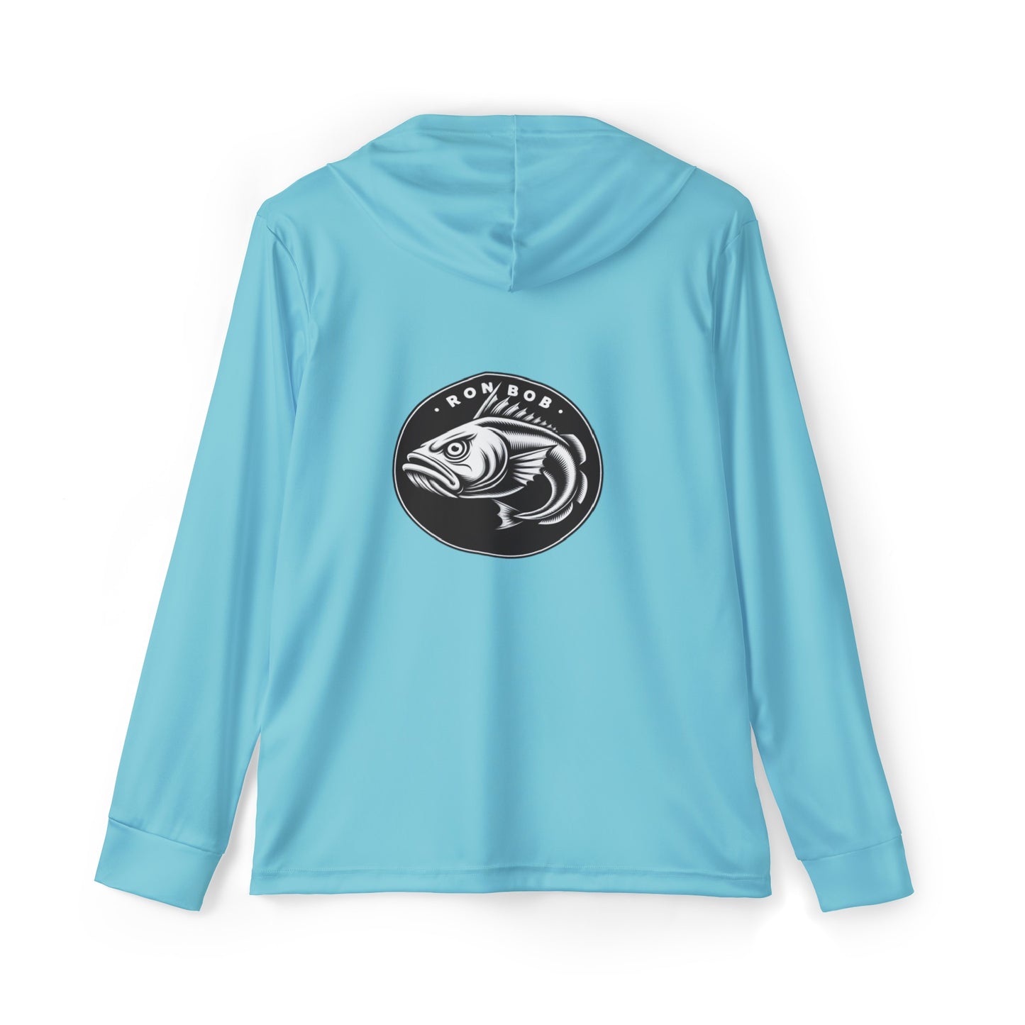 Men's Lightweight B/W Lingcod Hoodie with UPF +50 (Glacier Blue)