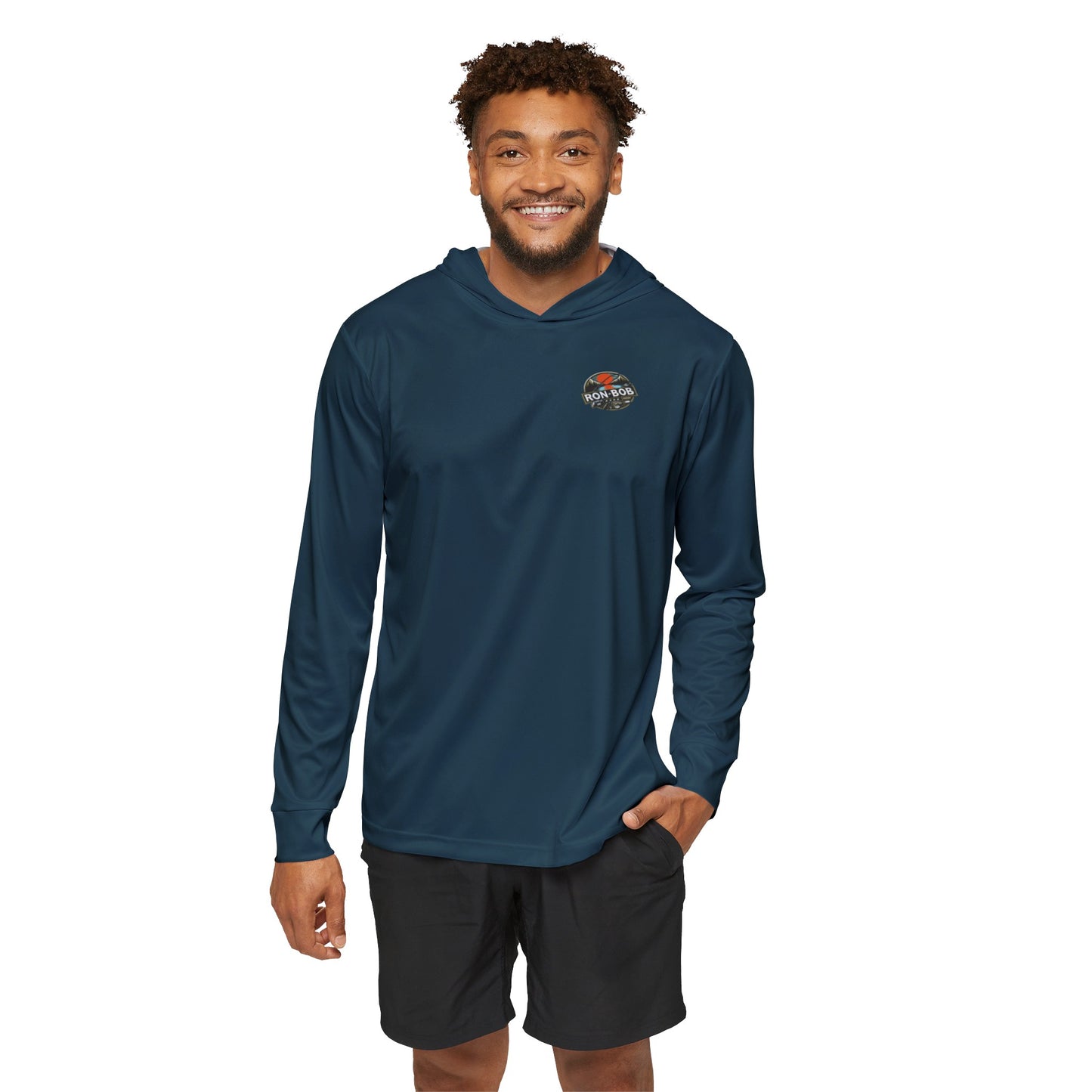 Men's Lightweight Outdoor Fishing Hoodie with UPF +50 (Gunmetal)