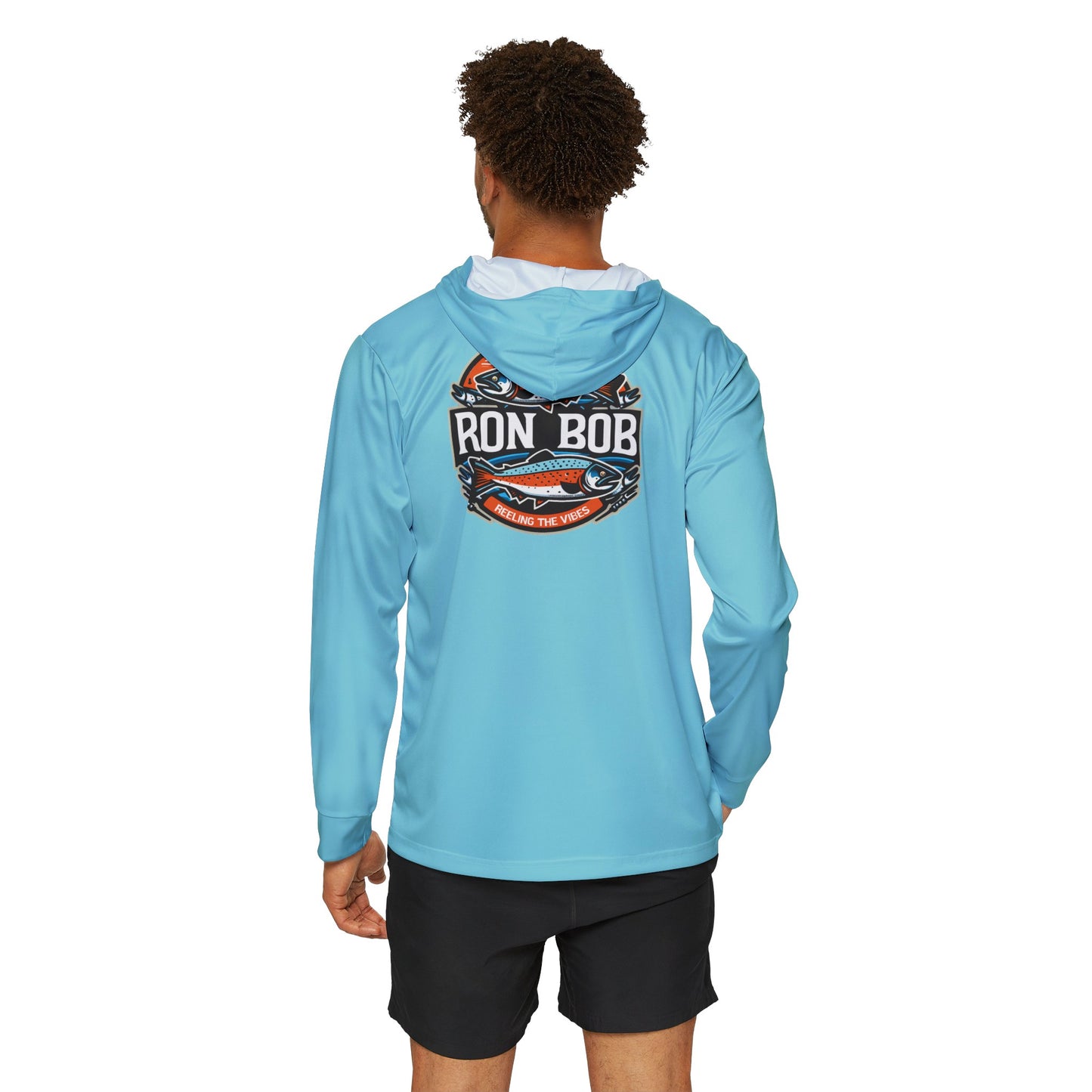 Men's Lightweight PacNW Mt. Cabin Hoodie with UPF +50 (Glacier Blue)