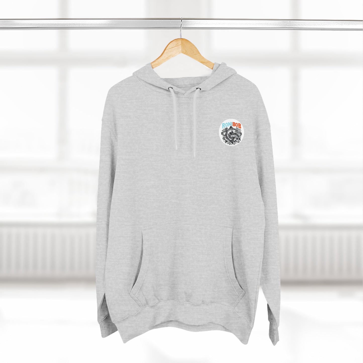 B/W Salmon Hoodie - Multiple Color Options